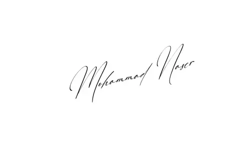 Mohammad Naser name signature